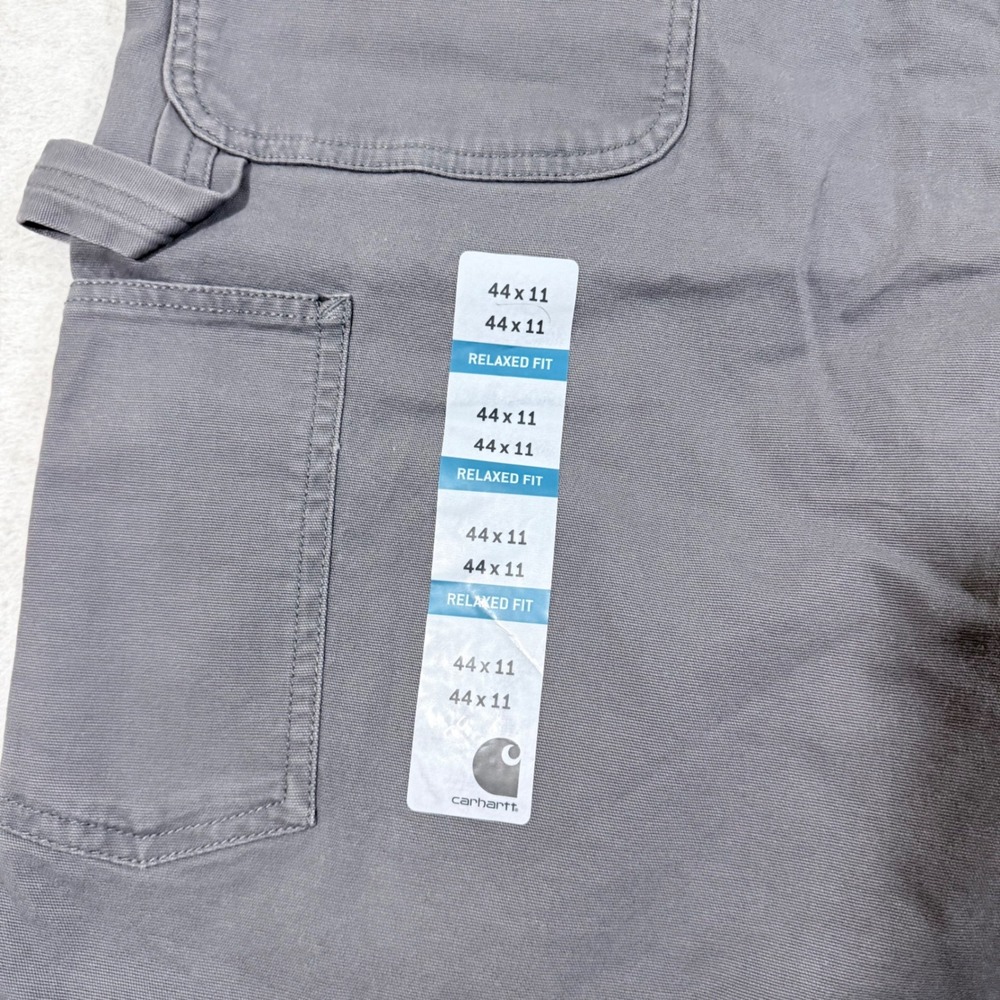 Carhartt Cargo Work Shorts Mens 44 Gray NWT Relaxed Fit Rugged Flex Canvas 11in - Picture 8 of 9